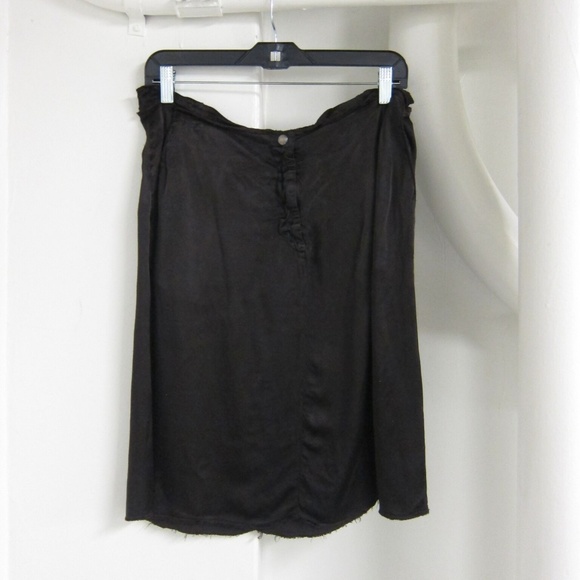 Vintage Maison Margiela Brown Satin Skirt